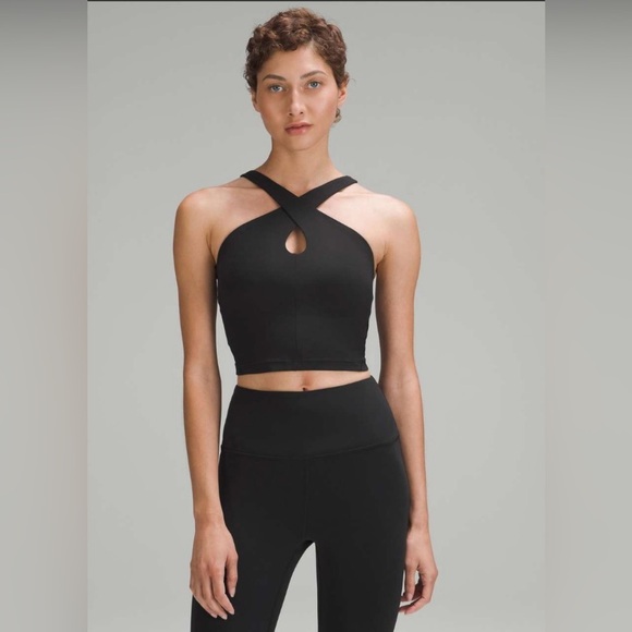 Lululemon Align Keyhole Halter Tank Top in Black - Picture 1 of 7